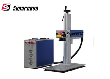 中国 30W 150x150mm金属および非金属両方のための携帯用繊維レーザーの印機械 サプライヤー