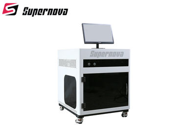 中国 空冷3Dレーザーの彫版装置、3Dレーザーのガラス エッチング機械3ワット サプライヤー