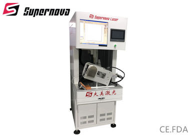中国 超新星レーザーOEMはロゴの彫刻家繊維レーザーの印機械を支えました サプライヤー