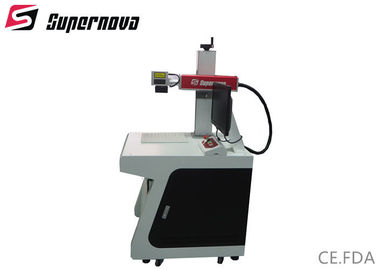 中国 CNCの動物の耳札のための50w繊維レーザーの印機械、繊維レーザーの印機械 サプライヤー